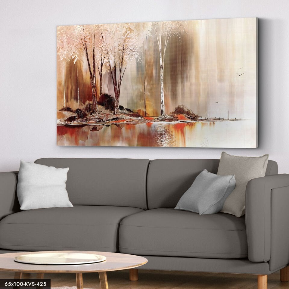 Soyut Doğa Kanvas - Canvas Tablo