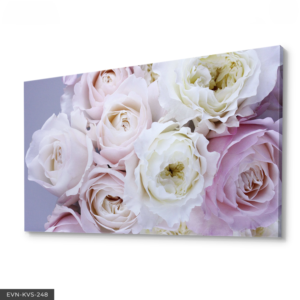 Çiçek Tek Parça Kanvas Canvas Tablo