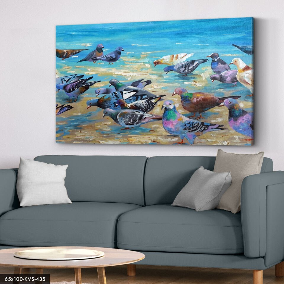 Kuşlar Kanvas - Canvas Tablo