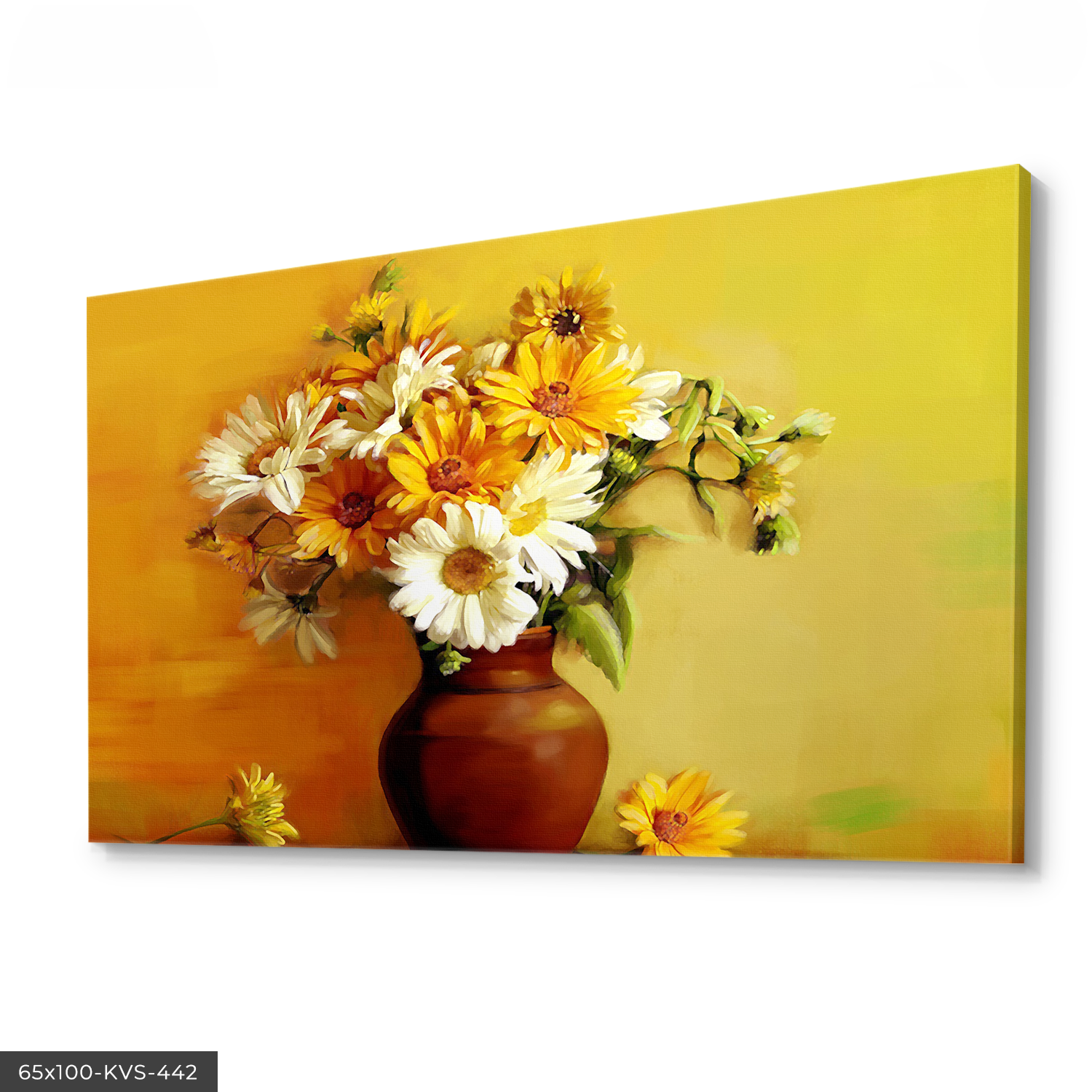 Vazoda Çiçek Kanvas - Canvas Tablo