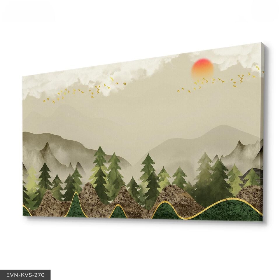 Soyut Doğa Tek Parça Kanvas Canvas Tablo