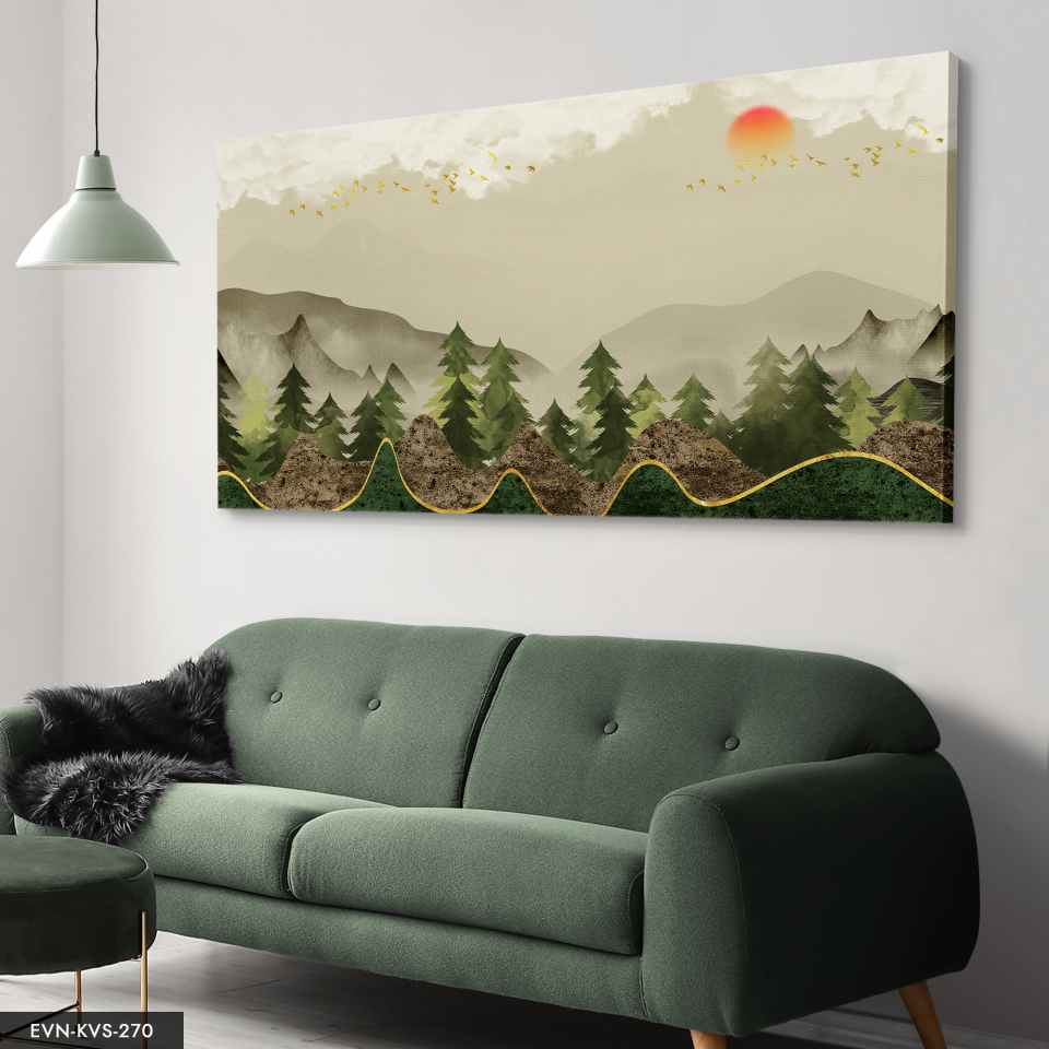 Soyut Doğa Tek Parça Kanvas Canvas Tablo