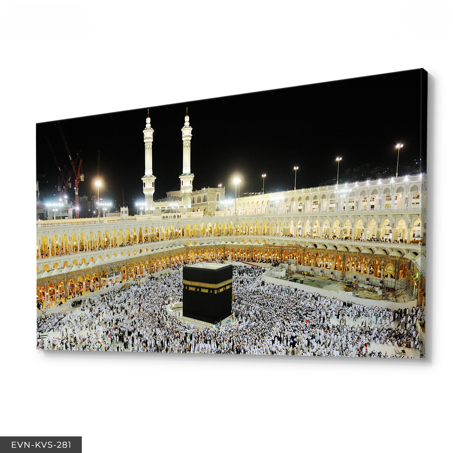 Kabe Tek Parça Kanvas Canvas Tablo 40 x 30 CM - Çok Renkli