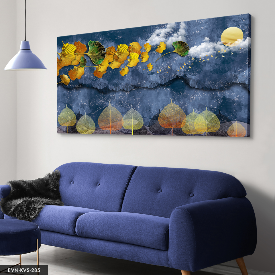 Çiçekler Tek Parça Kanvas Canvas Tablo 40 x 30 CM - Çok Renkli