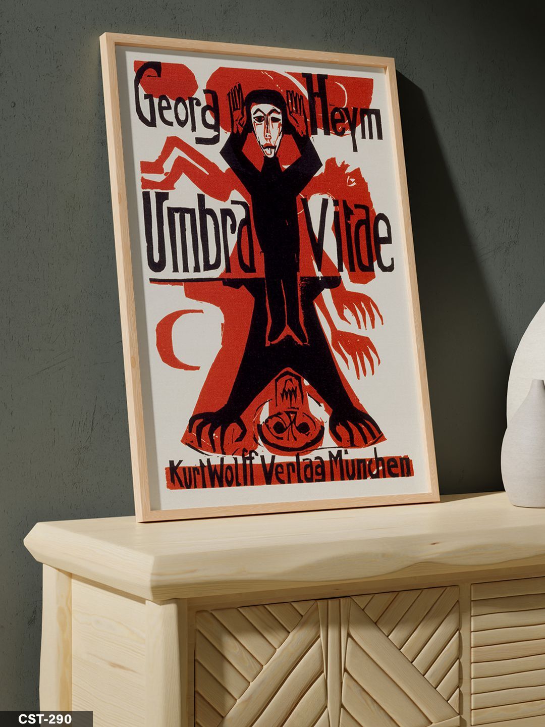 Hayatın Gölgeleri Tek Parça Ahşap Çerçeveli Tablo Naturel - 20 x 30 CM