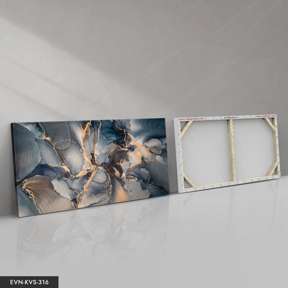 Soyut Sanatsal Tek Parça Kanvas - Canvas Tablo