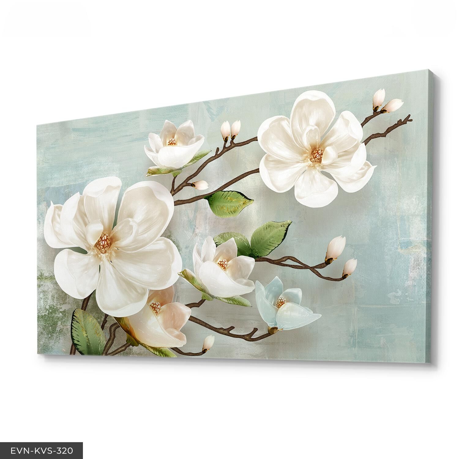 Manolya Çiçeği Tek Parça Kanvas - Canvas Tablo