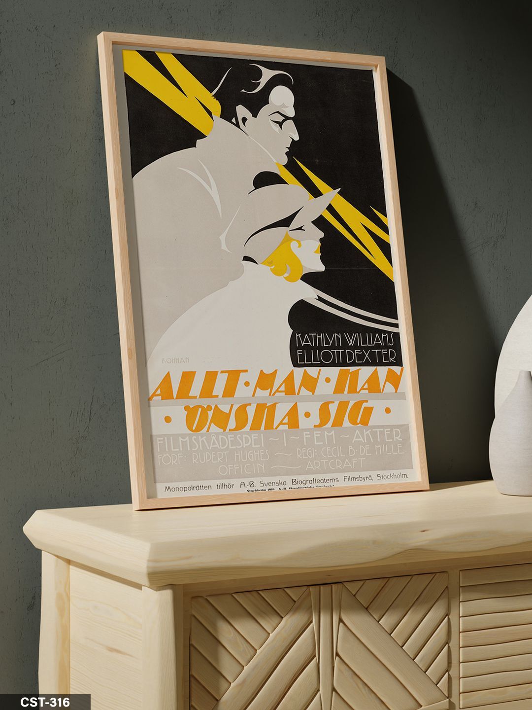 All The World To Nothing Tek Parça Ahşap Çerçeveli Tablo Naturel - 20 x 30 CM