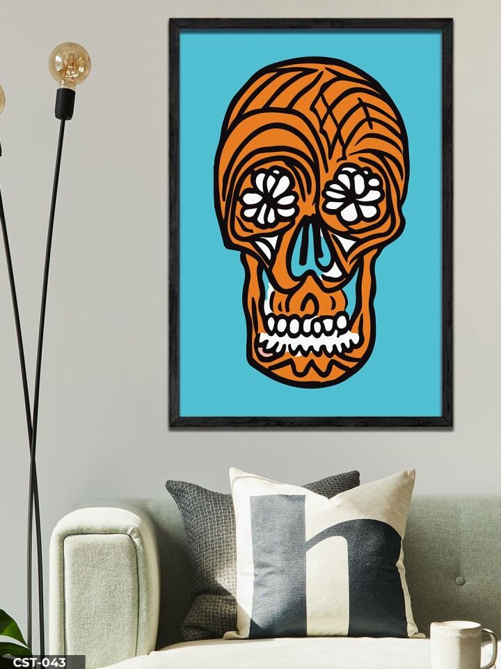 Kuru Kafa Art Tek Parça Ahşap Çerçeveli Tablo Siyah - 20 x 30 CM