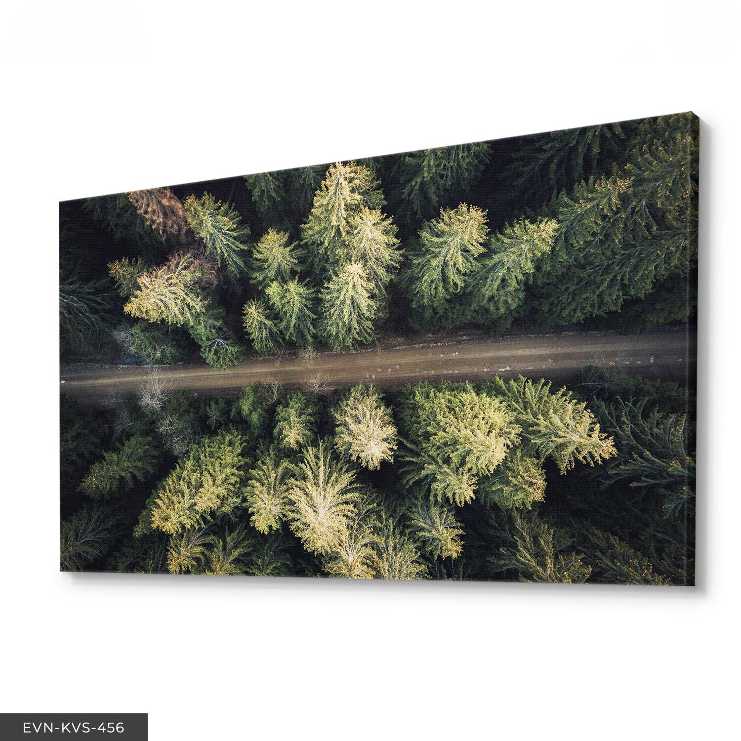 Orman Yolu Tek Parça Kanvas - Canvas Tablo