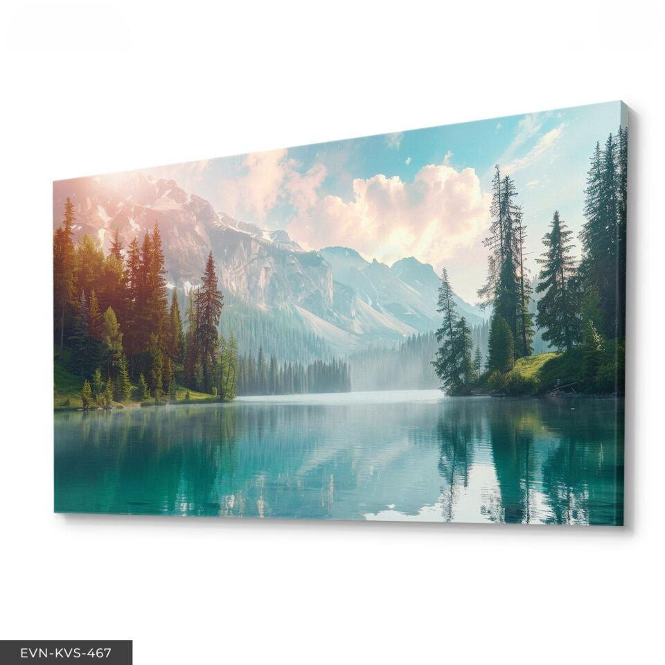 Doğa Manzarası Tek Parça Kanvas - Canvas Tablo