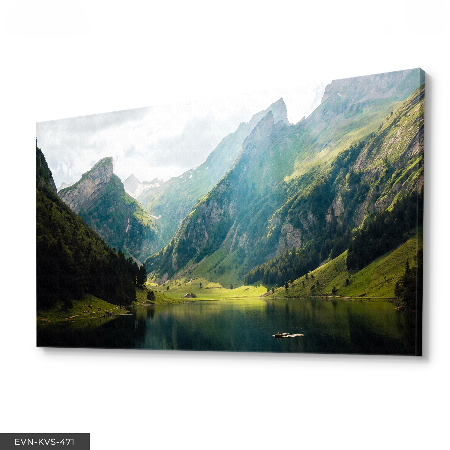 Doğa Manzarası Tek Parça Kanvas - Canvas Tablo 140 x 90 CM - Çok Renkli