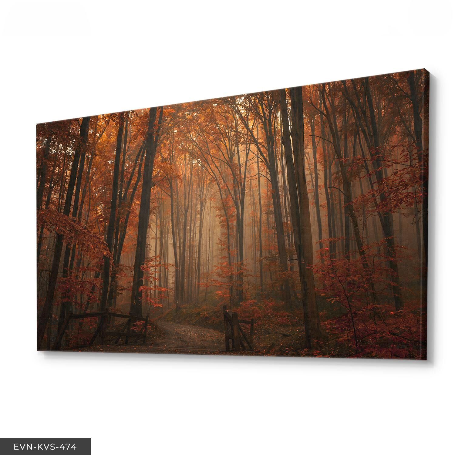 Orman Yolu Tek Parça Kanvas - Canvas Tablo