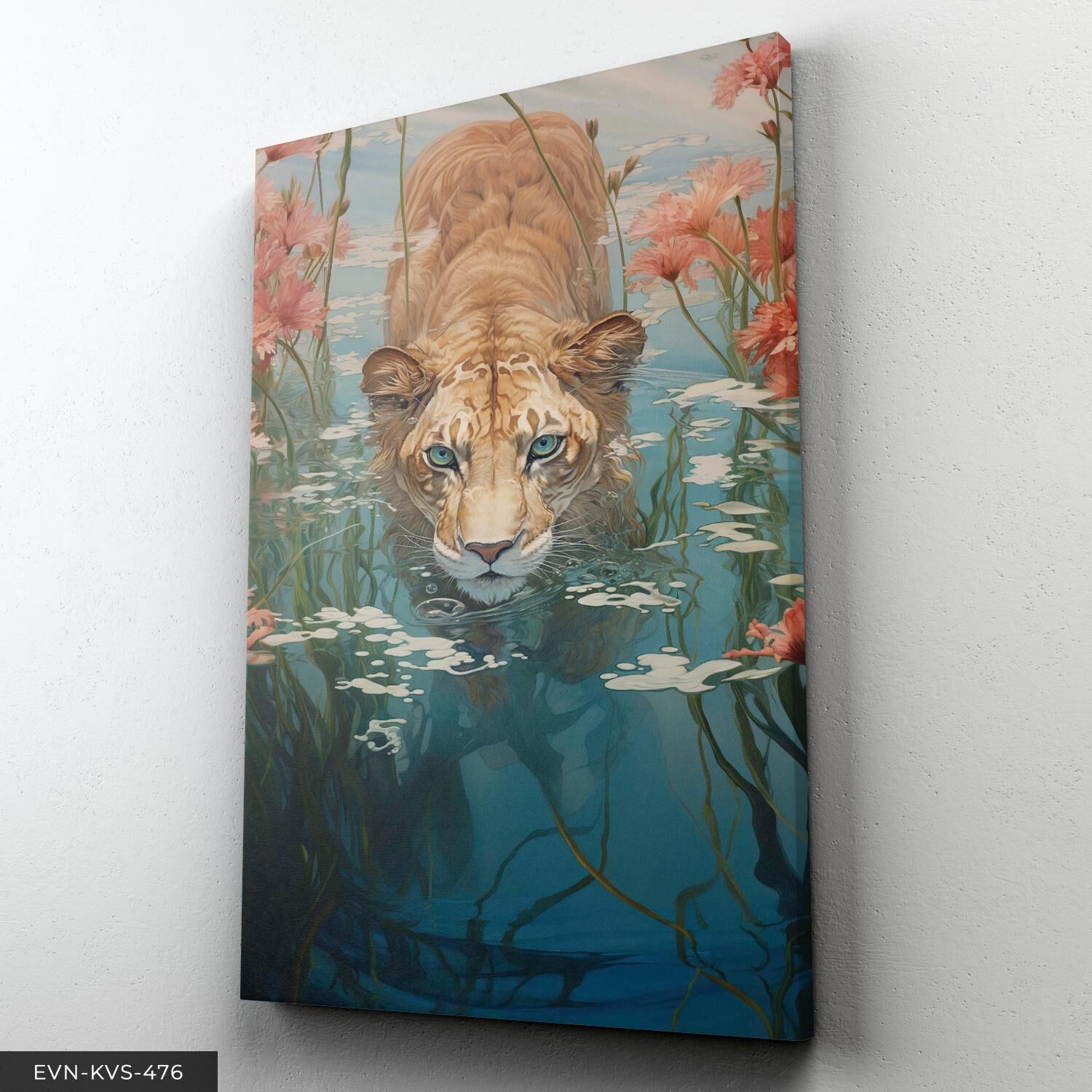 Kaplan Tek Parça Kanvas - Canvas Tablo