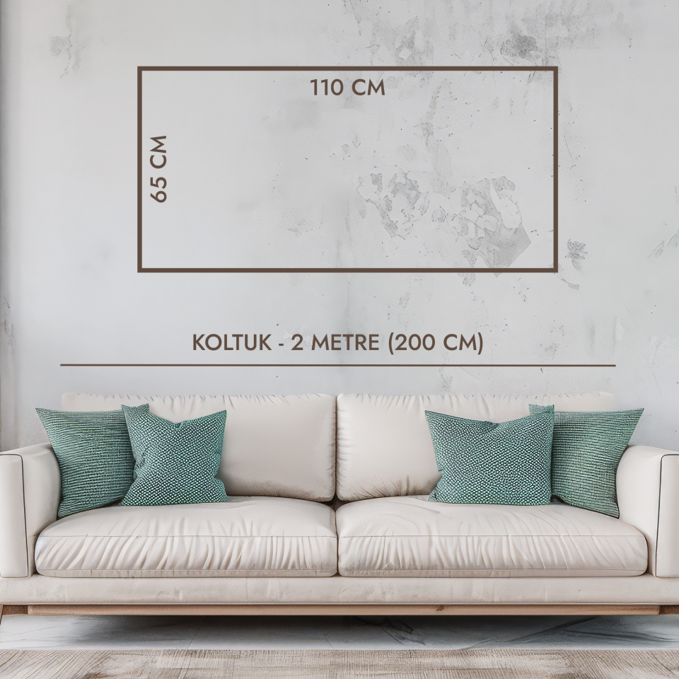 Yelkenliler Premium Çerçeveli Tek Parça Tablo 65X110 cm PRM