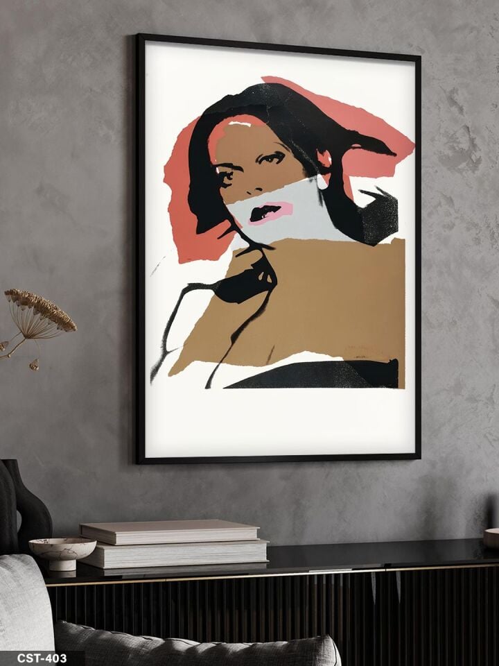 Michael Jackson Tek Parça Ahşap Çerçeveli Tablo Siyah - 50 x 70 CM