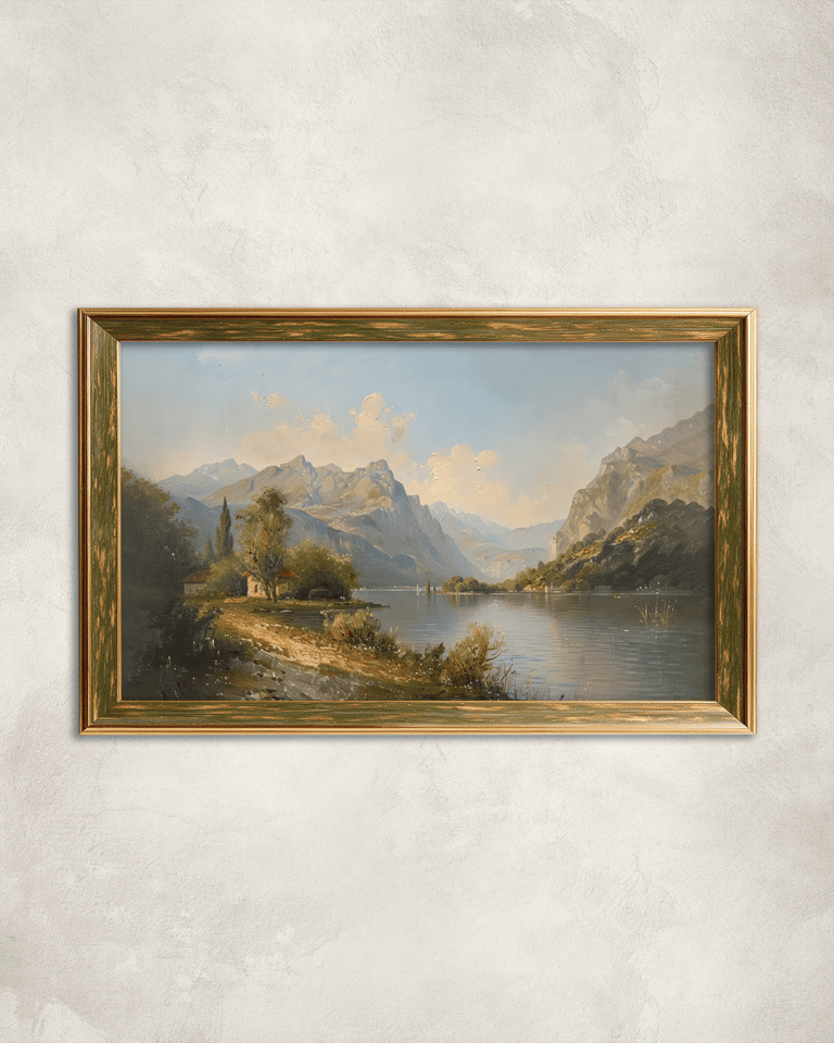 Doğa Manzarası Premium Çerçeveli Tek Parça Tablo 65X110 cm PRM