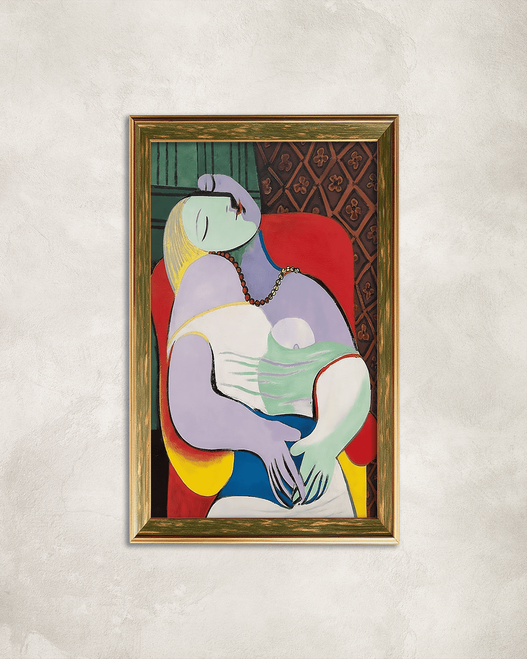 Picasso Rüya Premium Çerçeveli Tek Parça Tablo 65X110 cm PRM