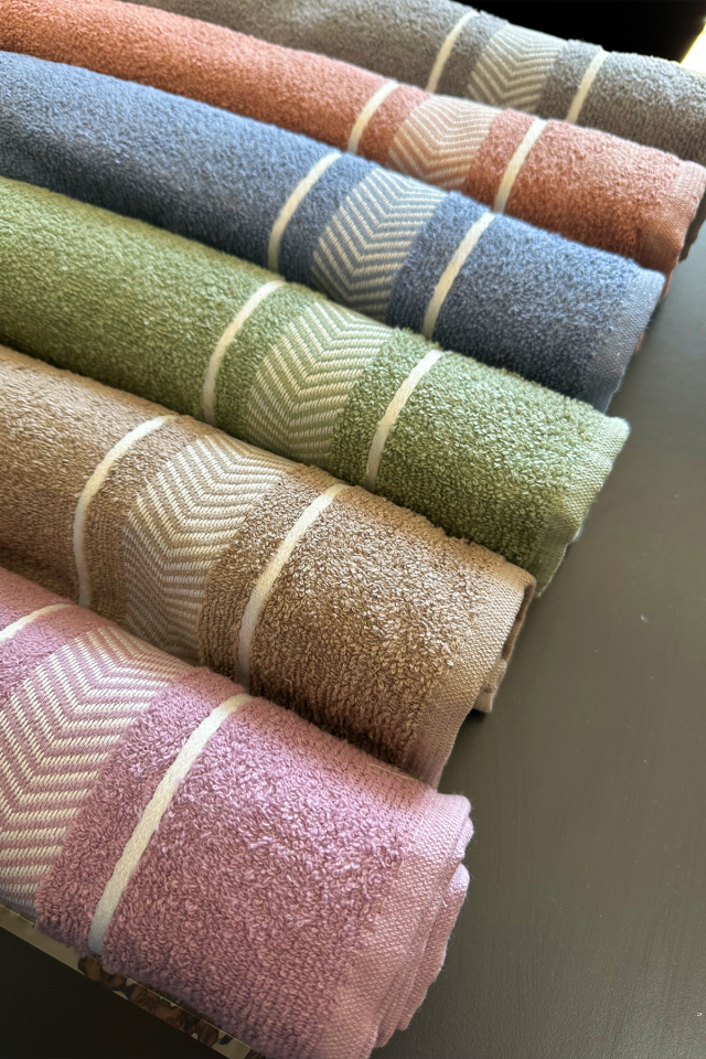 6 Adet El Yüz Havlusu Renk Havlu 50x90cm