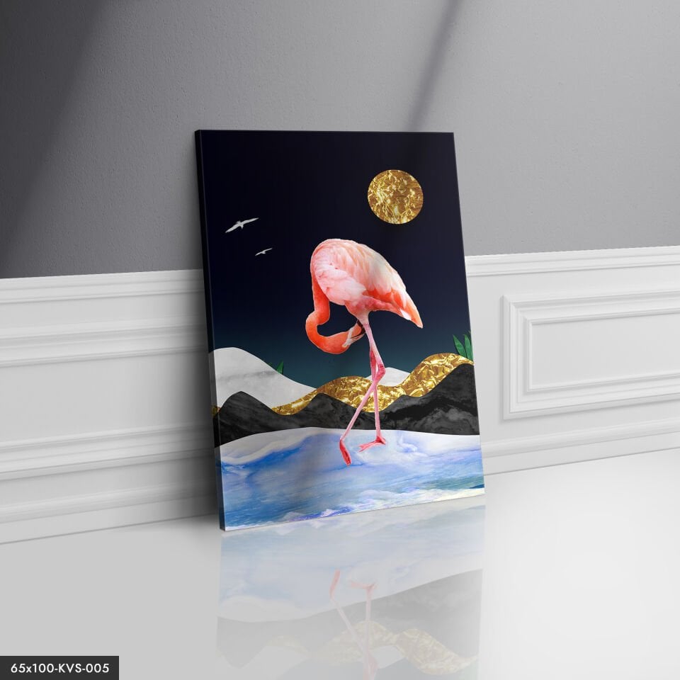 Flamingo Kanvas - Canvas Tablo