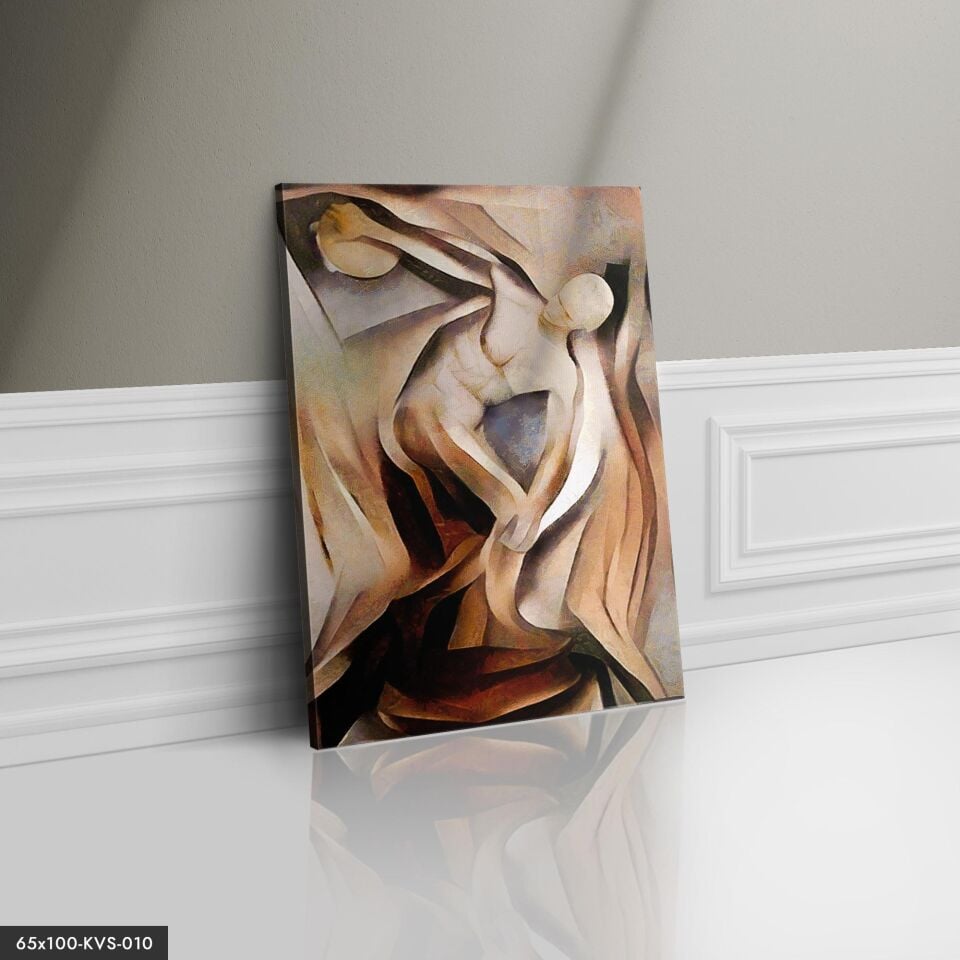 Tuval Üzerine Heykel Kanvas - Canvas Tablo 140 x 90 CM - Çok Renkli