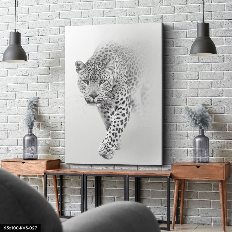 Kaplan Kanvas - Canvas Tablo 40 x 30 CM - Çok Renkli