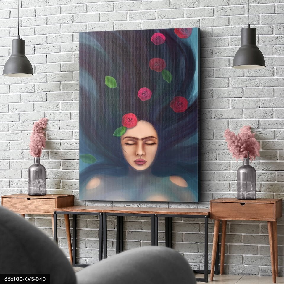 Ressam Kanvas - Canvas Tablo 40 x 30 CM - Çok Renkli