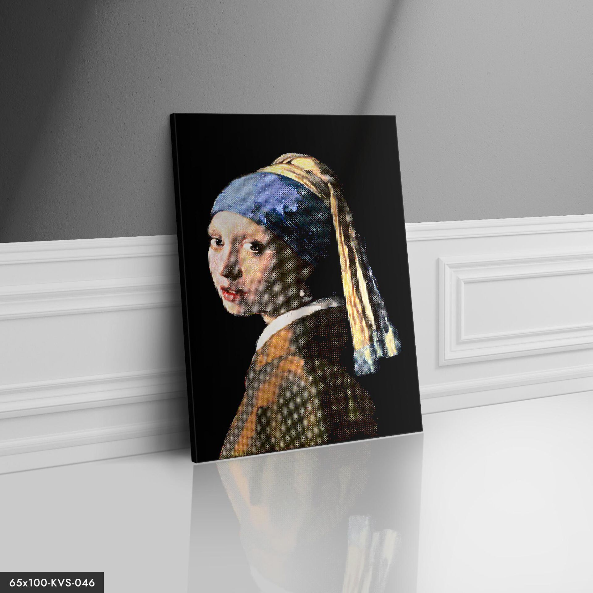 Inci Küpeli Kadın Kanvas - Canvas Tablo