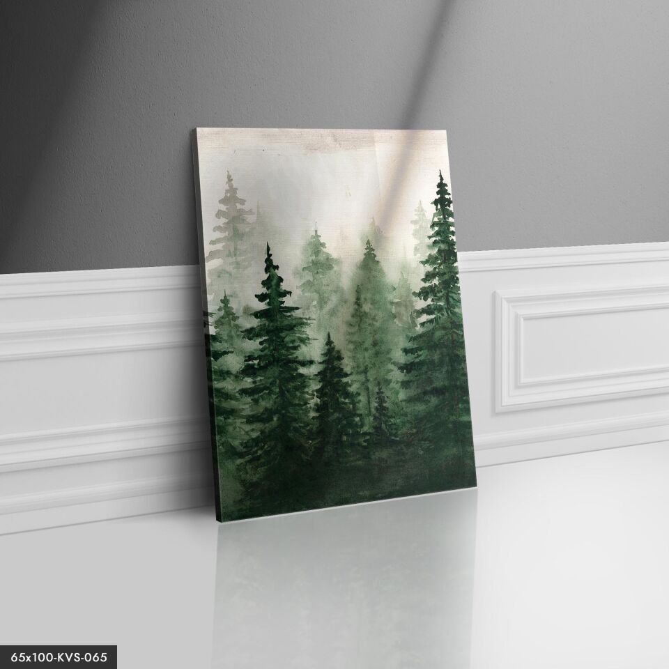 Orman, Ağaçlar, Kanvas - Canvas Tablo