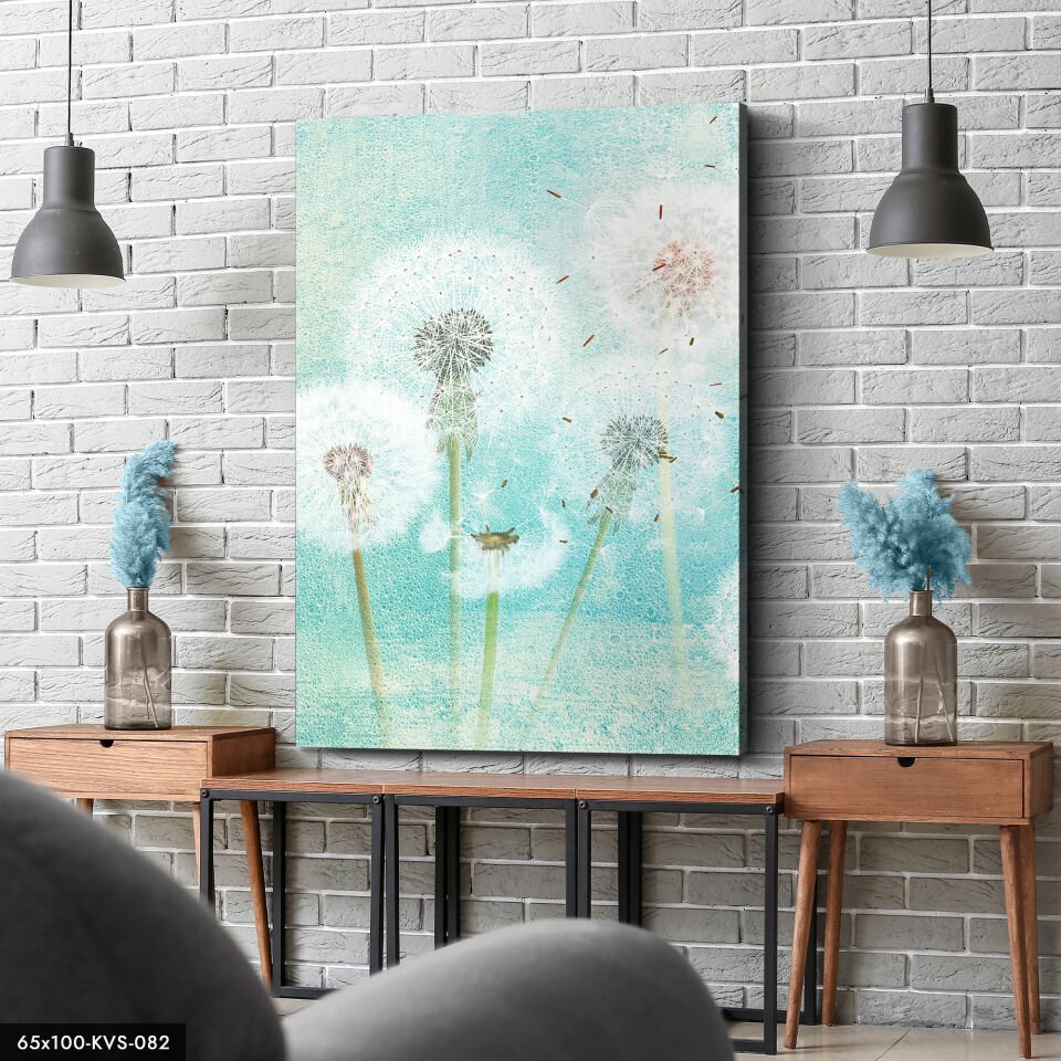 Turkuaz Kanvas - Canvas Tablo 40 x 30 CM - Çok Renkli