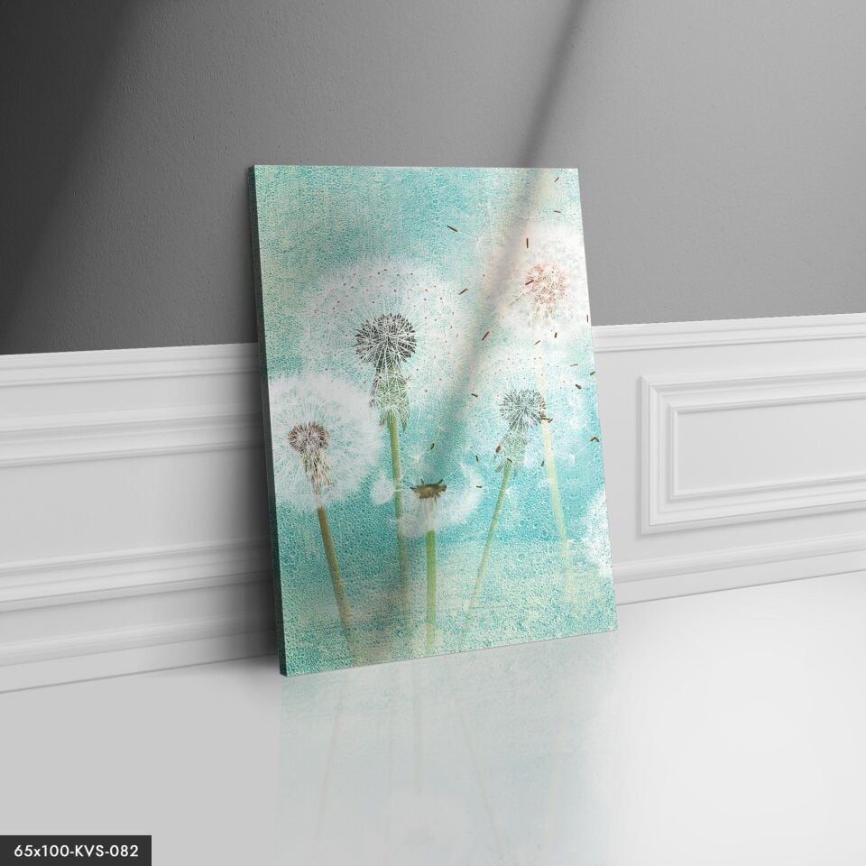 Turkuaz Kanvas - Canvas Tablo 140 x 90 CM - Çok Renkli