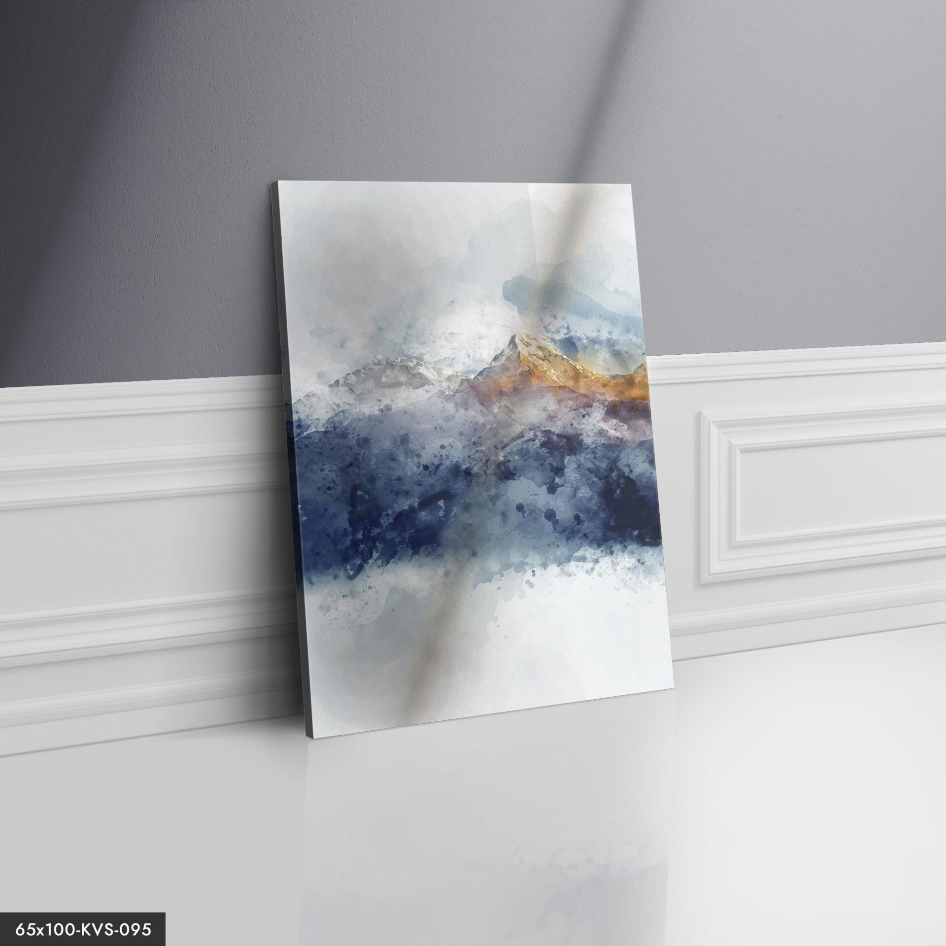 Dağlar Kanvas - Canvas Tablo 40 x 30 CM - Çok Renkli