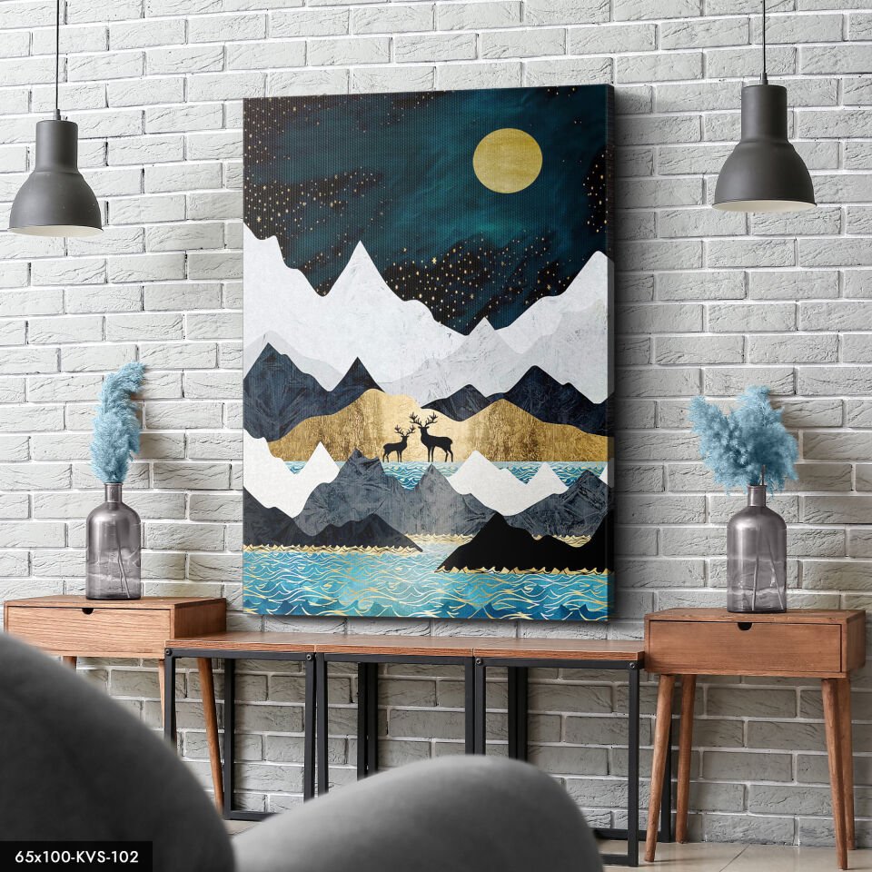 Dijital Çizim Kanvas - Canvas Tablo 40 x 30 CM - Çok Renkli