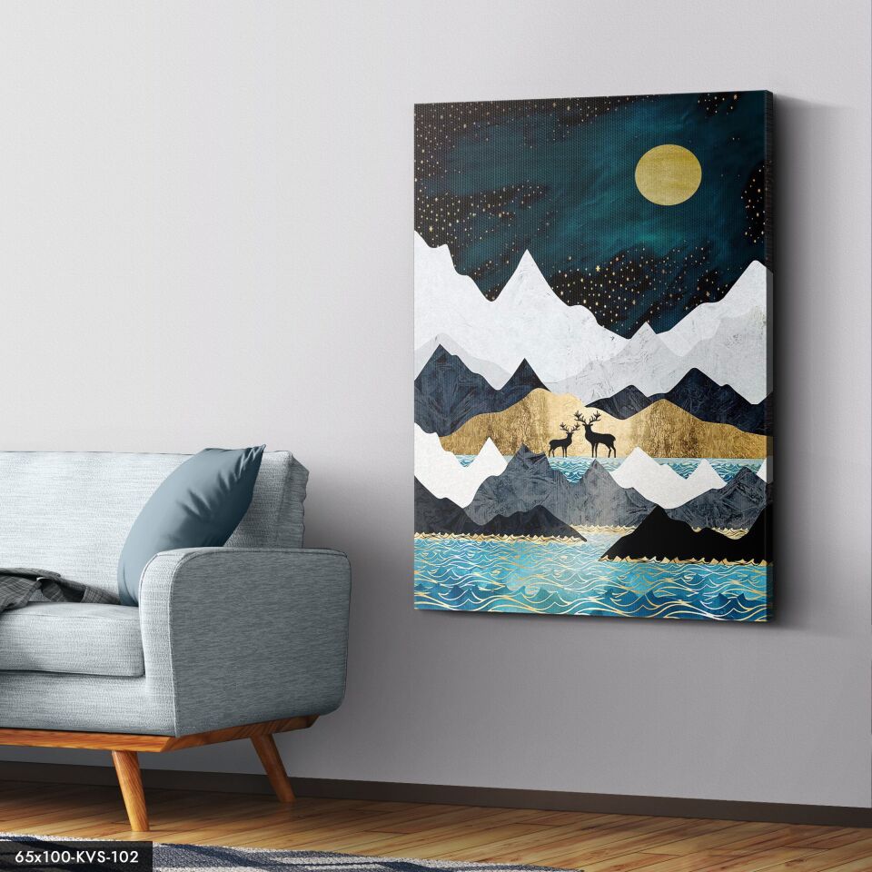 Dijital Çizim Kanvas - Canvas Tablo 40 x 30 CM - Çok Renkli