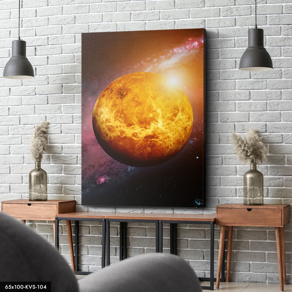 Güneş Kanvas - Canvas Tablo 40 x 30 CM - Çok Renkli