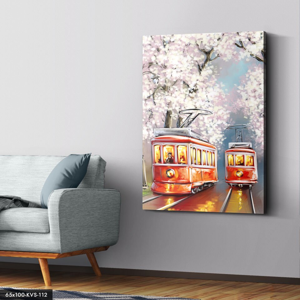 Tranway Kanvas - Canvas Tablo 40 x 30 CM - Çok Renkli