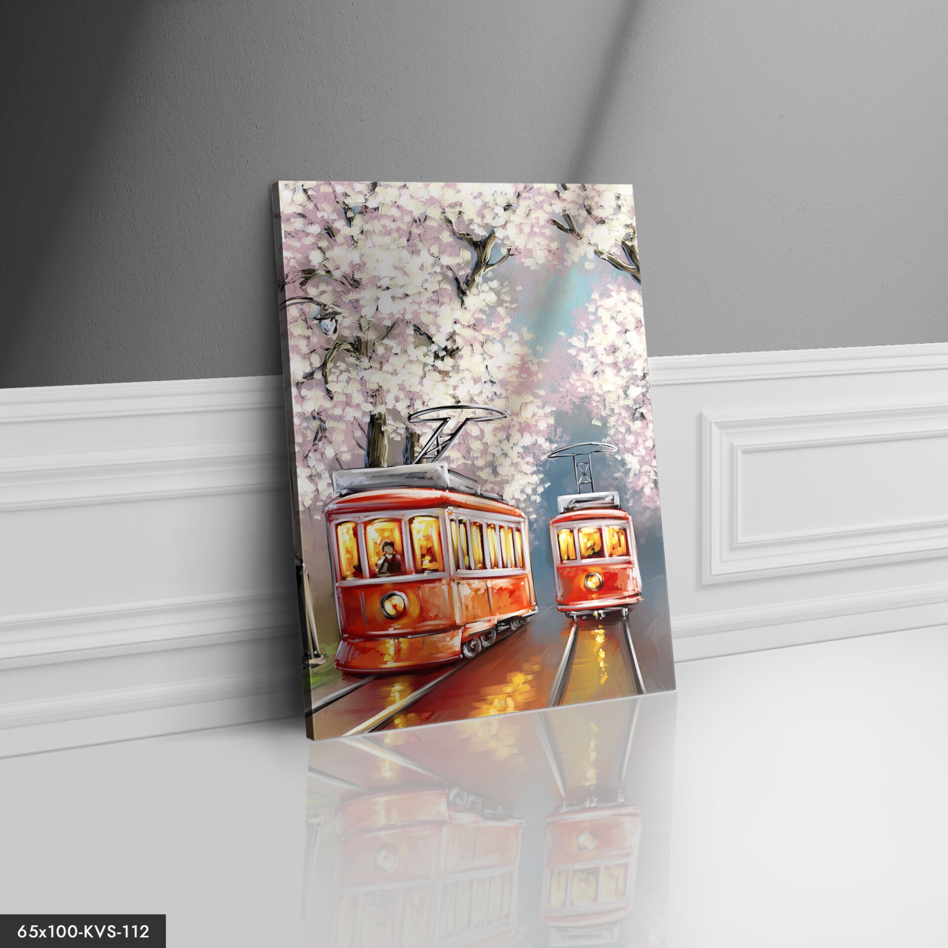 Tranway Kanvas - Canvas Tablo 40 x 30 CM - Çok Renkli