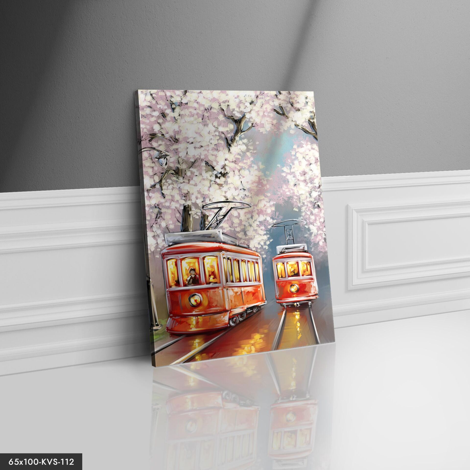 Tranway Kanvas - Canvas Tablo 40 x 30 CM - Çok Renkli