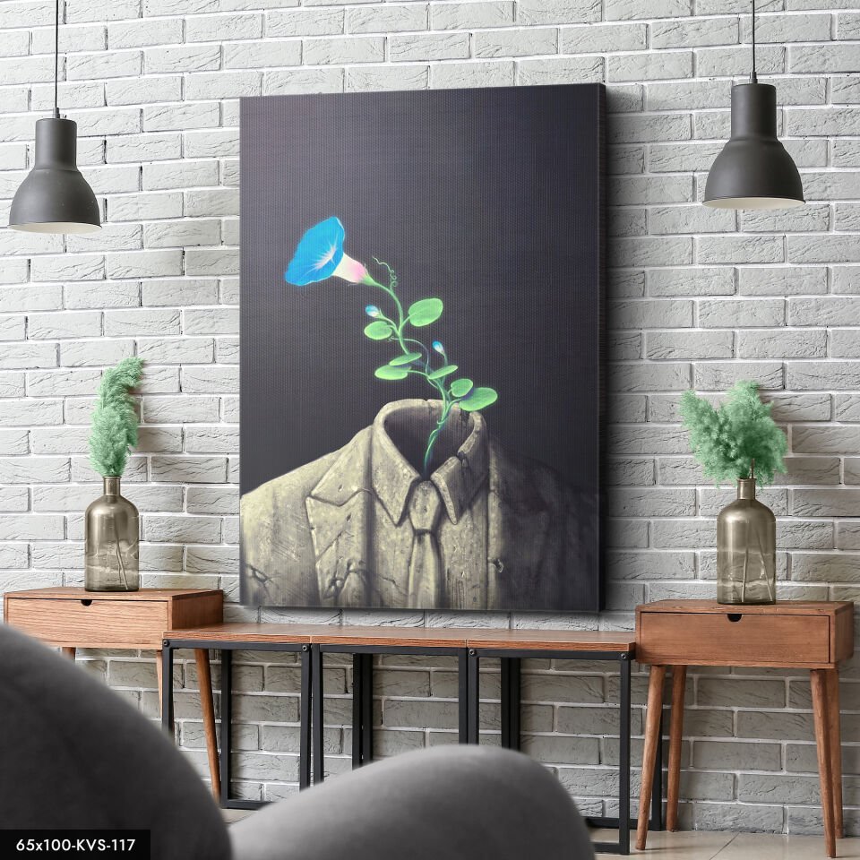 Umut Ve Başarı Temalı Kanvas - Canvas Tablo 40 x 30 CM - Çok Renkli