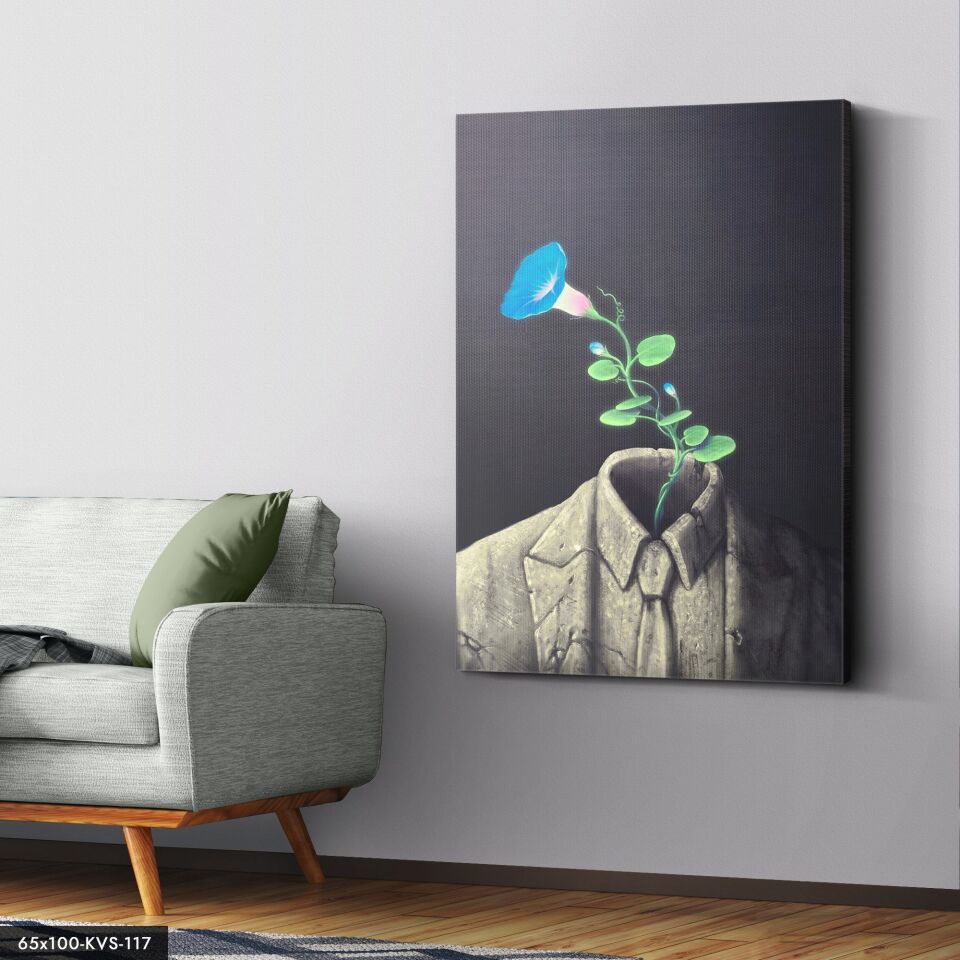 Umut Ve Başarı Temalı Kanvas - Canvas Tablo 40 x 30 CM - Çok Renkli