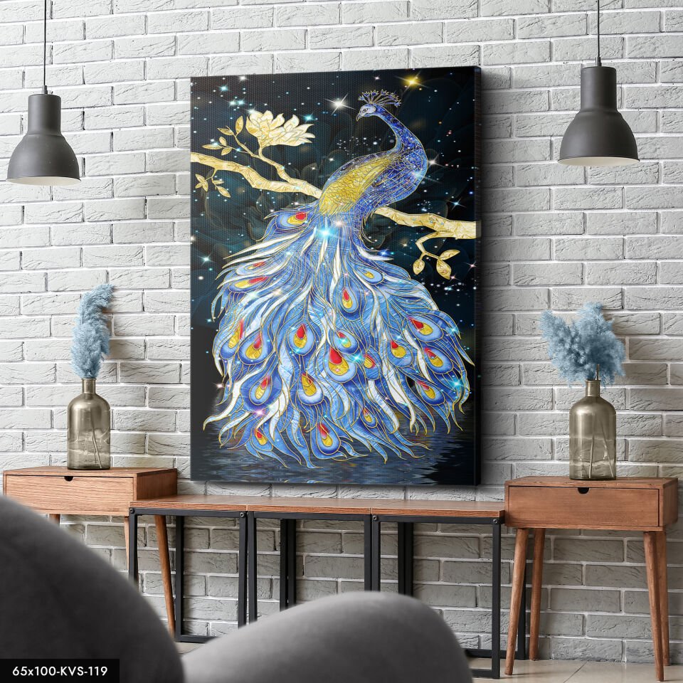 Tavus Kuşu Kanvas - Canvas Tablo