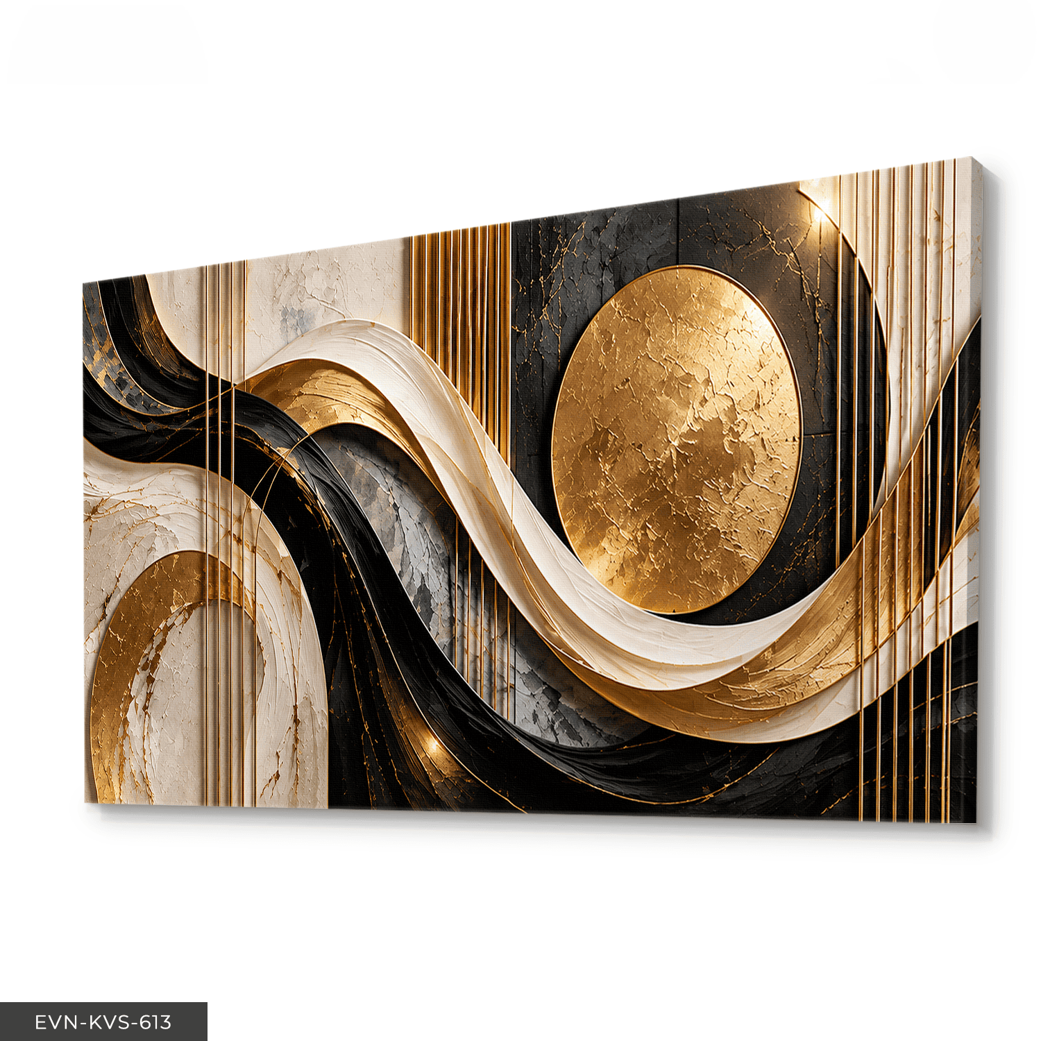 Geometrik Desenler ve Modern Sanat Tek Parça Işıksız Kanvas - Canvas Tablo
