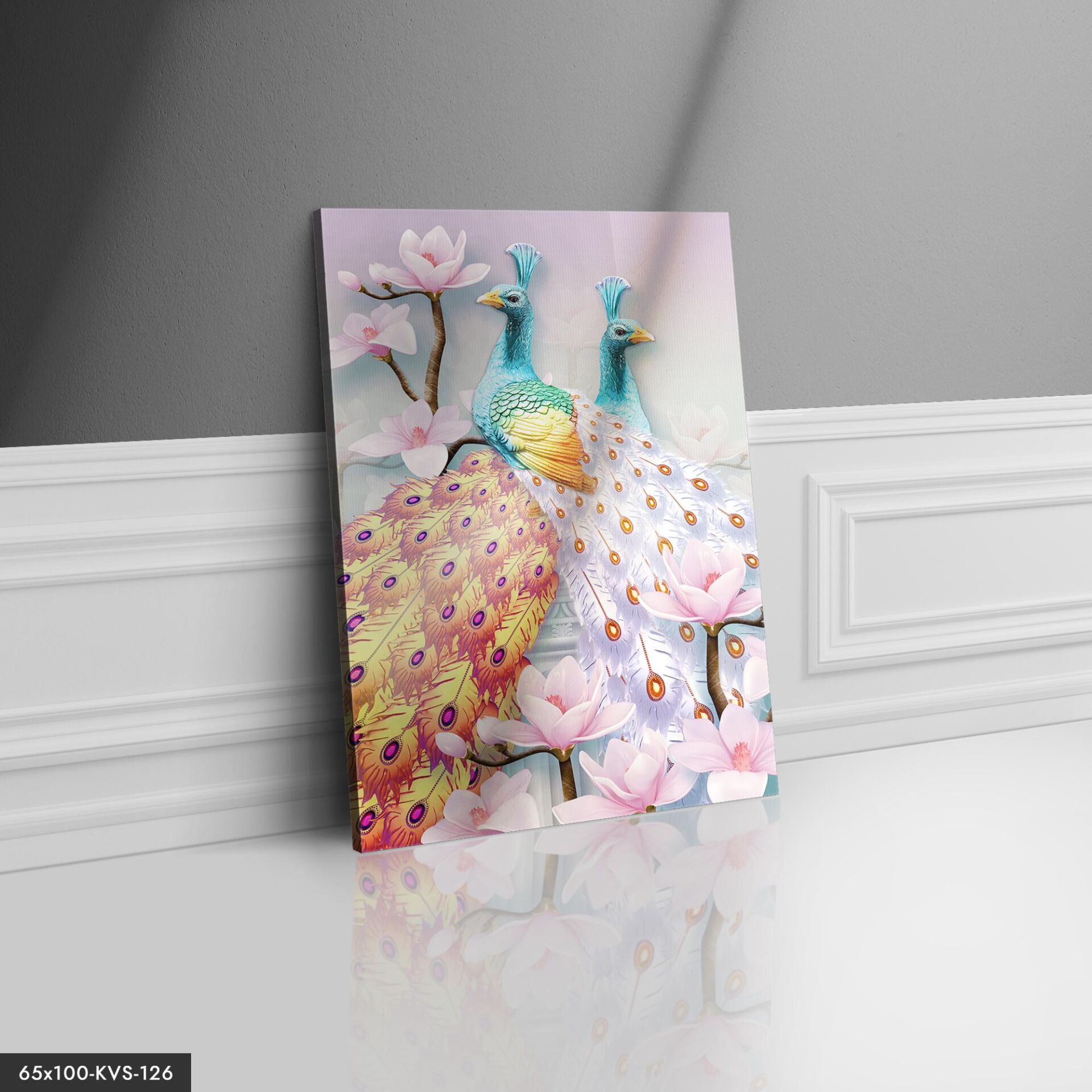 Tavus Kuşu Kanvas - Canvas Tablo