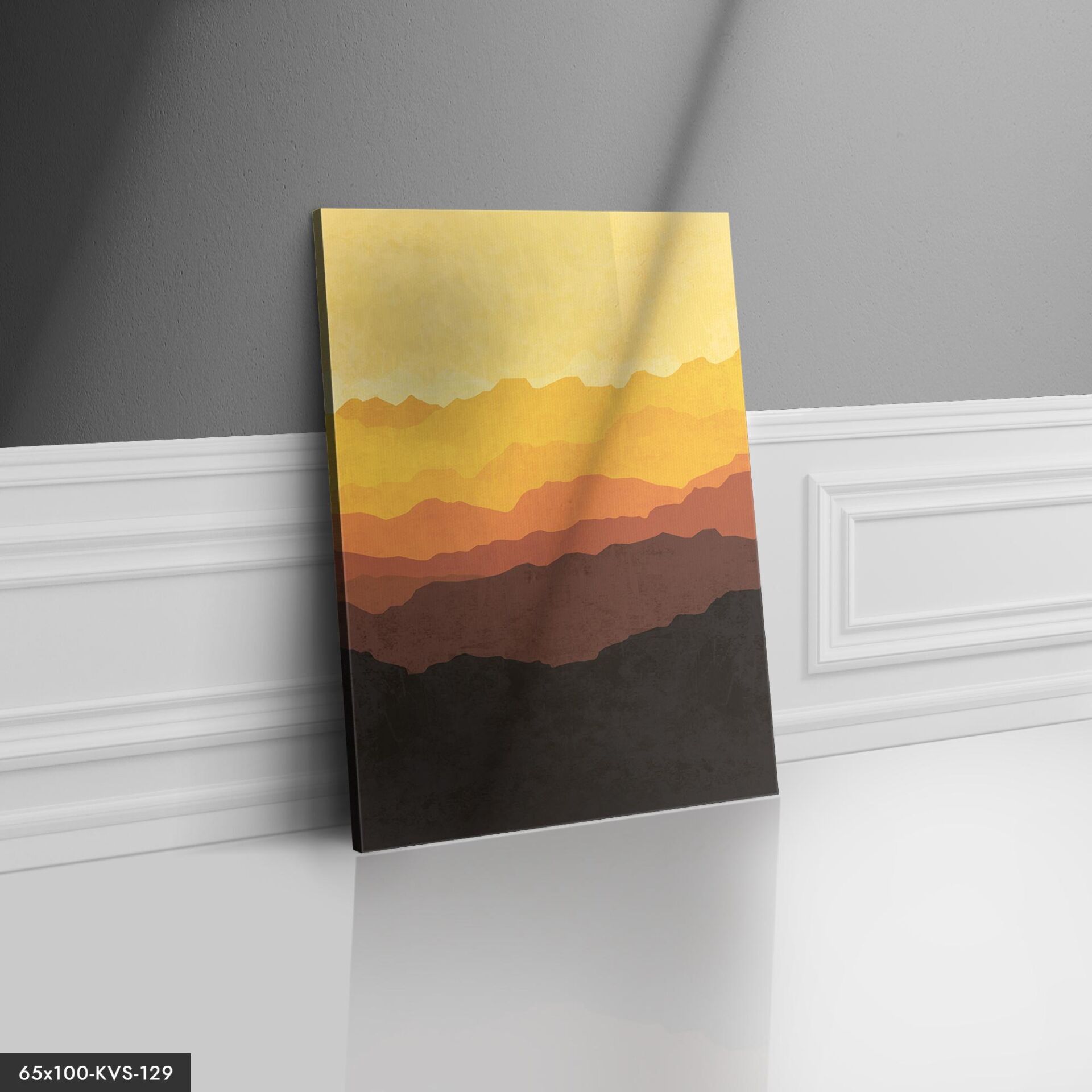 Soyut Sanat Kanvas - Canvas Tablo 40 x 30 CM - Çok Renkli