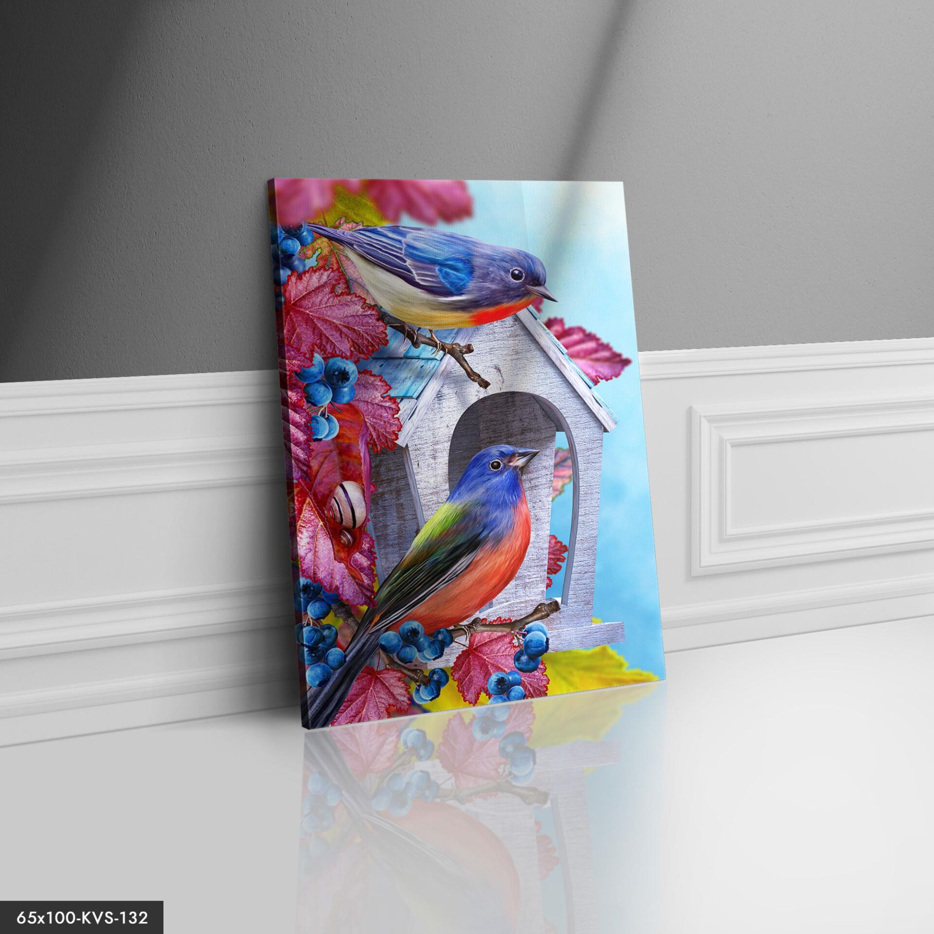 Kuşlar Kanvas - Canvas Tablo