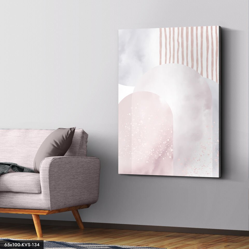 Soyut Sanat Kanvas - Canvas Tablo 40 x 30 CM - Çok Renkli