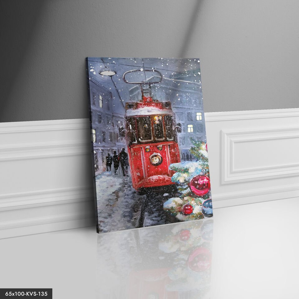 Tranway Kanvas - Canvas Tablo 40 x 30 CM - Çok Renkli