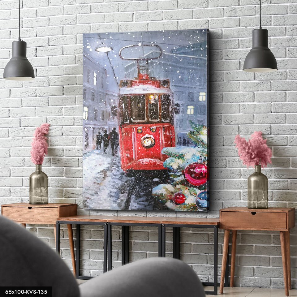 Tranway Kanvas - Canvas Tablo 40 x 30 CM - Çok Renkli