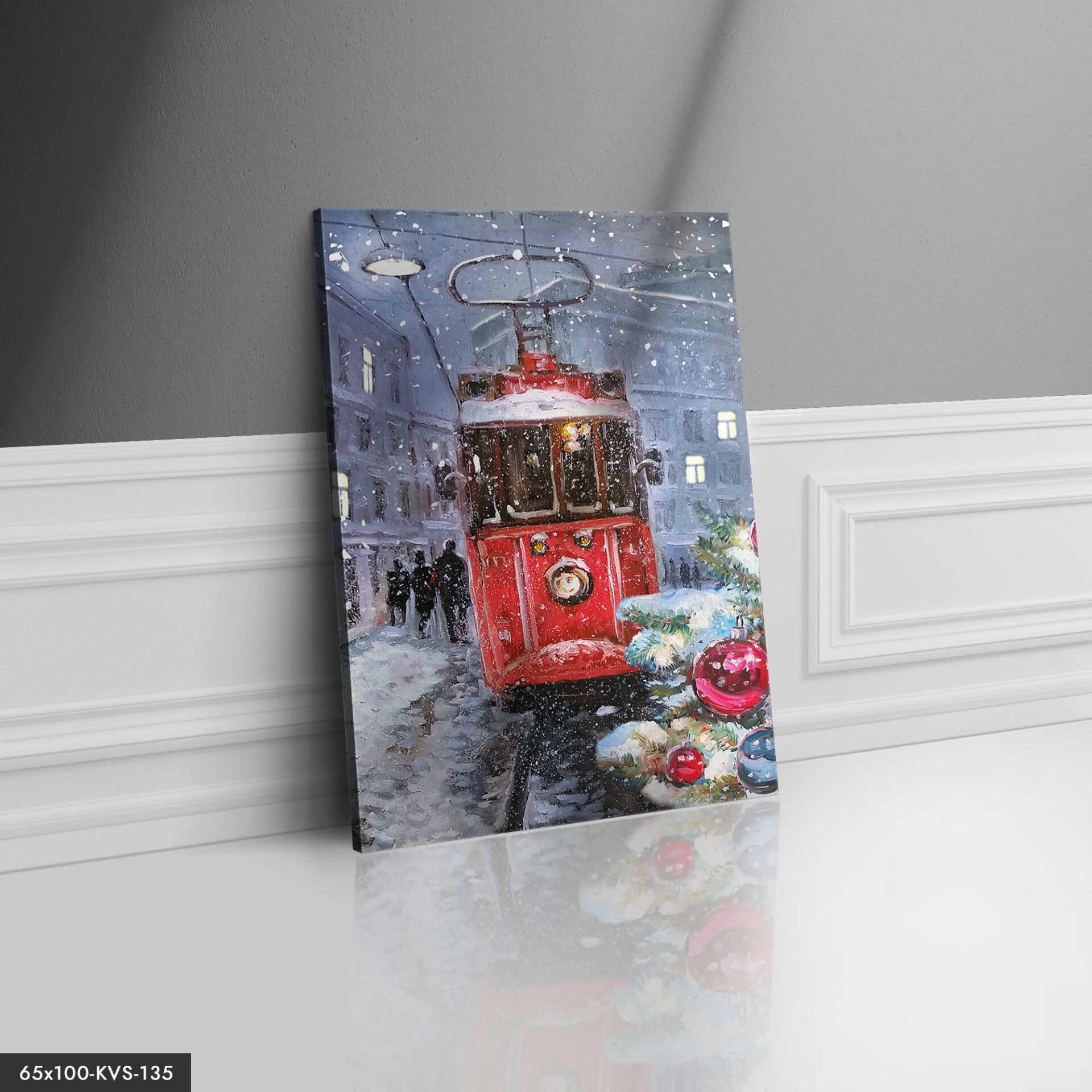 Tranway Kanvas - Canvas Tablo 40 x 30 CM - Çok Renkli