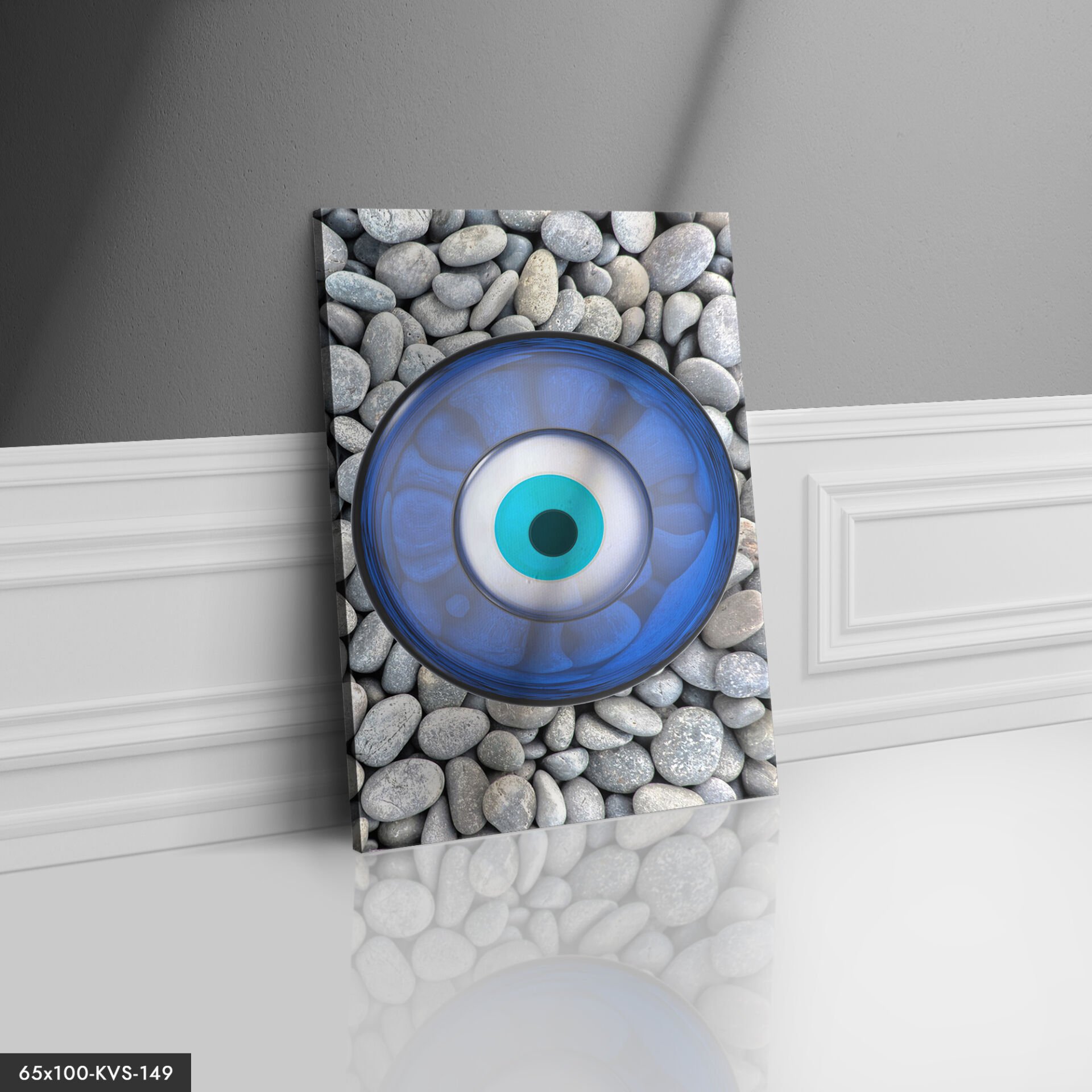 45x65 Cm Nazar Boncuğu Kanvas - Canvas Tablo